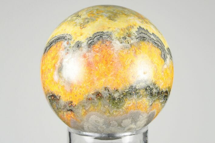 Polished Bumblebee Jasper Sphere - Indonesia #194554